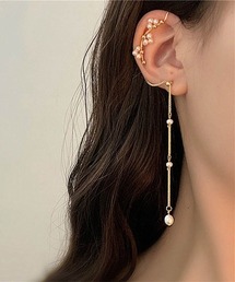 片耳用 ポスト:925シルバー ピアス&イアーカフ