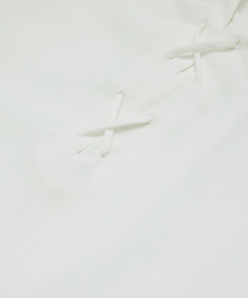 ROPE' PICNIC（ロペピクニック）の「【2WAY】袖ボリュームレースアップブラウス（シャツ/ブラウス・レディース・ホワイト/カーキ/ピンク/キャメル/ダークラベンダー・38）」の20枚目の写真