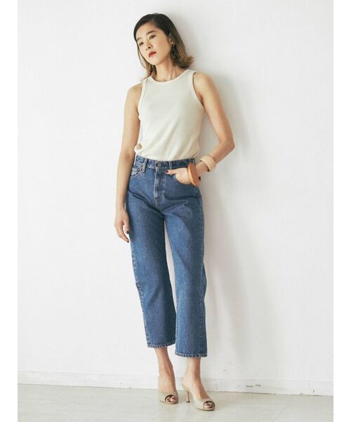 【新品・Ungrid】DODOJEANコラボ ストレートデニム　24inch Ungrid（アングリッド）の「DODOJEANコラボ ストレートデニム