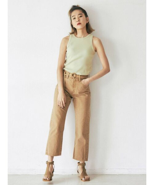 Ungrid（アングリッド）の「DODOJEANコラボ ストレートデニム（デニムパンツ・レディース・ベージュ・24inch/25inch/26inch）」の14枚目の写真