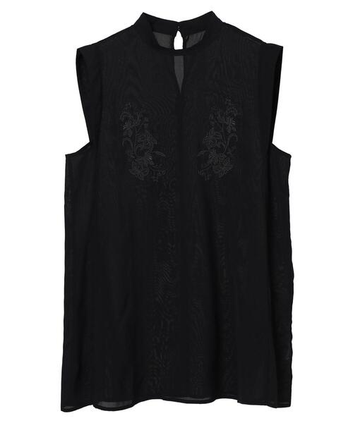 ELENCARE DUE（エレンカーレデュエ）の「・ELENCARE DUE 刺繍ノースリチュニック＊（シャツ/ブラウス・レディース・ブラック/オフホワイト/ブルー/ミント・FREE）」の12枚目の写真