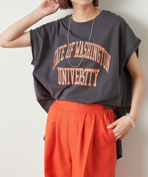 CIAOPANIC TYPY | テキサスコットンカレッジプリントノースリTee(Tシャツ/カットソー)
