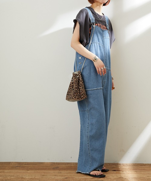 CIAOPANIC TYPY（チャオパニックティピー）の「テキサスコットンカレッジプリントノースリTee（Tシャツ/カットソー・レディース・ホワイト/グリーン/グレー系その他/チャコールグレー・ONE SIZE）」の18枚目の写真