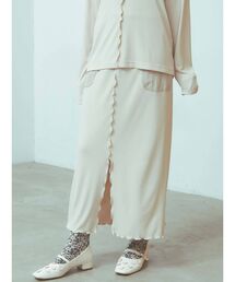 merry jenny | mellowサテンコンビリブロングスカート(スカート)