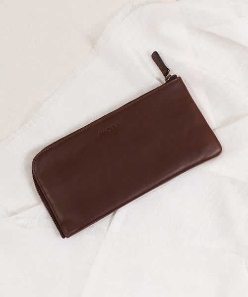 長財布 MADULI マドゥリ / L字型ジッパーレザーウォレット長財布