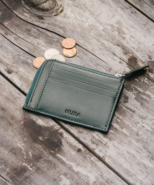 MURA（ムラ）の「イタリアンレザー 本革 薄型 YKK L字 ファスナー