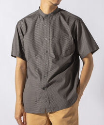 NOLLEY'S goodman | ベーシックスタンドカラー バンドカラー 半袖シャツ (※ON/OFFで使える万能なトレンドアイテム)(シャツ/ブラウス)