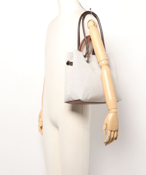 PAOLA NUTTI  （パオラヌッティ）の「【PAOLA NUTTI】コードトートS（トートバッグ・レディース・ベージュ/ブラウン・FREE）」の5枚目の写真