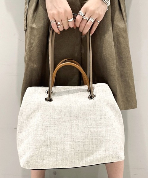 PAOLA NUTTI  （パオラヌッティ）の「【PAOLA NUTTI】コードトートS（トートバッグ・レディース・ベージュ/ブラウン・FREE）」の8枚目の写真