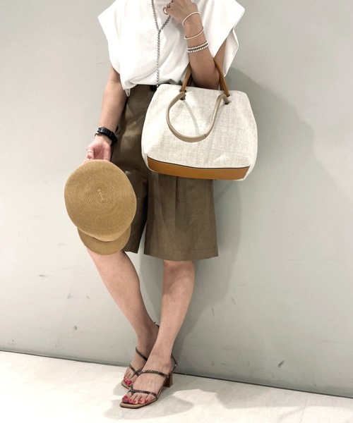 PAOLA NUTTI  （パオラヌッティ）の「【PAOLA NUTTI】コードトートS（トートバッグ・レディース・ベージュ/ブラウン・FREE）」の10枚目の写真