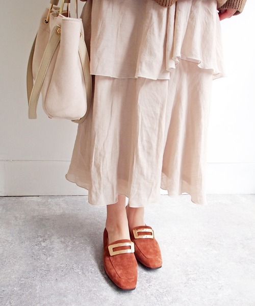 cava cava(サヴァサヴァ)の「ベルトバックルローファー -1320405(ローファー・レディース・ブラック/グリーン/テラコッタ/ベージュ・23.0cm/24.5cm/23.5cm/24.0cm/22.5cm)」の11枚目の写真