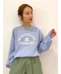 Ungrid | 発砲プリントスウェット(トレーナー)(スウェット)