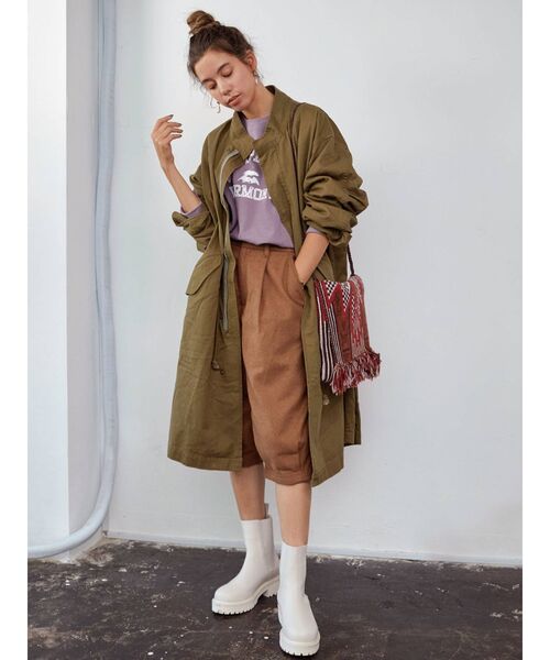 Ungrid（アングリッド）の「発砲プリントスウェット(トレーナー)（スウェット・レディース・レッド/ブルー/パープル・FREE）」の6枚目の写真