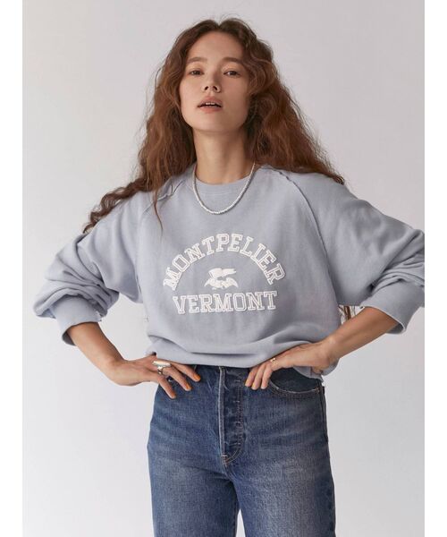 Ungrid（アングリッド）の「発砲プリントスウェット(トレーナー)（スウェット・レディース・レッド/ブルー/パープル・FREE）」の8枚目の写真