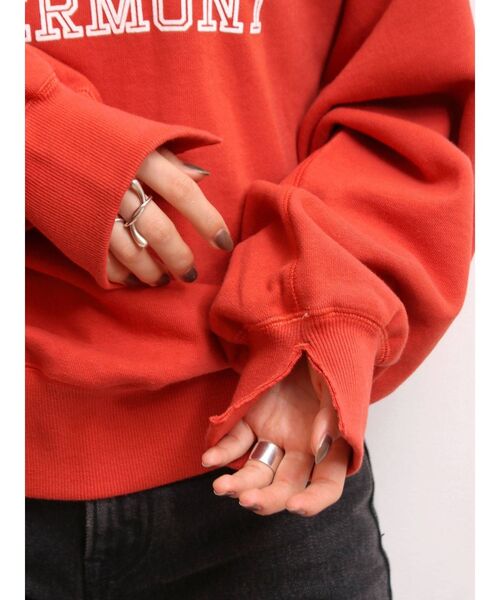 Ungrid（アングリッド）の「発砲プリントスウェット(トレーナー)（スウェット・レディース・レッド/ブルー/パープル・FREE）」の16枚目の写真