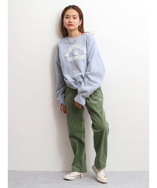 Ungrid（アングリッド）の「発砲プリントスウェット(トレーナー)（スウェット・レディース・レッド/ブルー/パープル・FREE）」の19枚目の写真