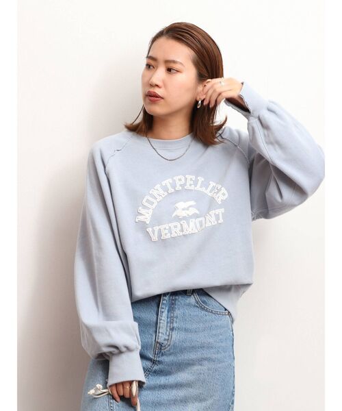 Ungrid（アングリッド）の「発砲プリントスウェット(トレーナー)（スウェット・レディース・レッド/ブルー/パープル・FREE）」の21枚目の写真