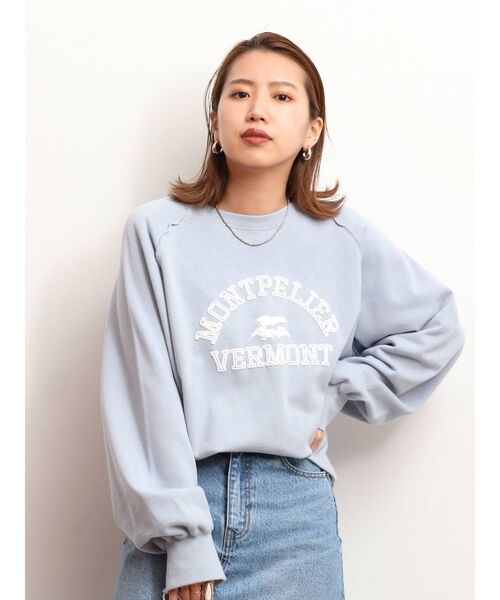 Ungrid（アングリッド）の「発砲プリントスウェット(トレーナー)（スウェット・レディース・レッド/ブルー/パープル・FREE）」の22枚目の写真