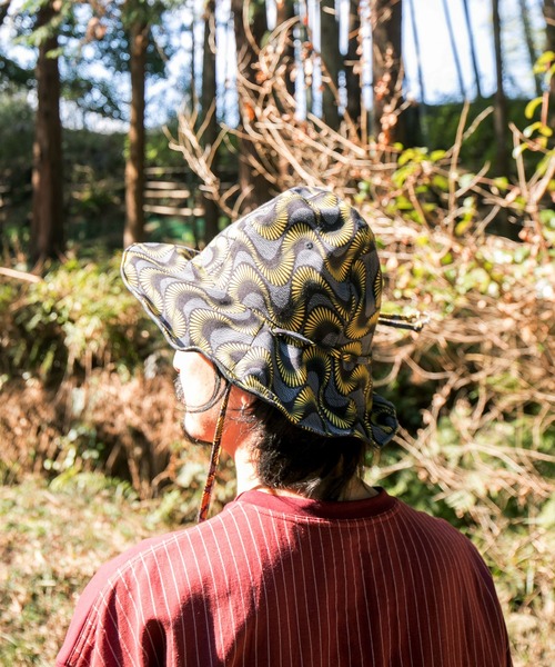 チャイハネ（チャイハネ）の「【チャイハネ】アフリカン幾何学柄リバーシブルハット（ハット・レディース・レッド/イエロー/ブルー・FREE）」の19枚目の写真