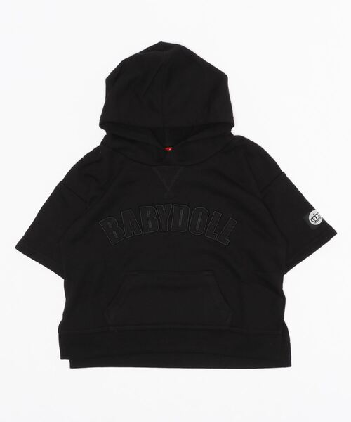 BABYDOLL（ベビードール）の「親子お揃い 5分袖 ロゴ パーカー 5445K ベビードール BABYDOLL ベビー キッズ 男の子 女の子（パーカー・キッズ・パープル/ストーン/ブラック・120cm/140cm/150cm/90cm/100cm/110cm/130cm/80ｃｍ）」の15枚目の写真
