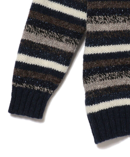 MACALASTAIR(マカラスター)の「Macalastair / マルチボーダー クルーネックニット(ニット/セーター・メンズ・その他/その他1・38/36)」の4枚目の写真