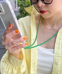 SPINNS（スピンズ）の「【選べるスマホショルダー】ドローコードデザイン ループストラップ（スマホグッズ・メンズ）」