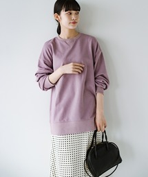 haco! | 古着のスウェットをゆるっと着こなす女性に憧れてつくった 華奢見せもほどよい可愛げにもこだわったオーバーサイズスウェットby who made me(スウェット)