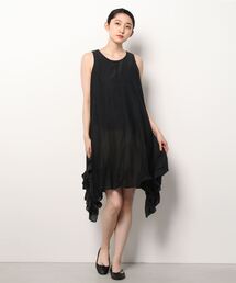 CLU（クリュ）の「Clu RUFFLE TRIMMED TANK DRESS WL17PF2056（ワンピース）」