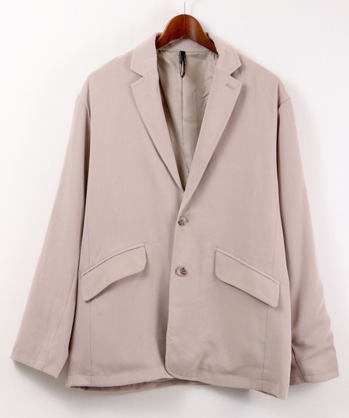 FUNALIVE(ファンアライブ)の「ポリストレッチ ナローテーラードジャケット(テーラードジャケット・メンズ・ブラック/グレイッシュベージュ/カーキ/サックスブルー/チェック・M/L/XL)」の3枚目の写真