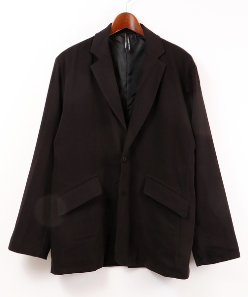 FUNALIVE(ファンアライブ)の「ポリストレッチ ナローテーラードジャケット(テーラードジャケット・メンズ・ブラック/グレイッシュベージュ/カーキ/サックスブルー/チェック・M/L/XL)」の2枚目の写真