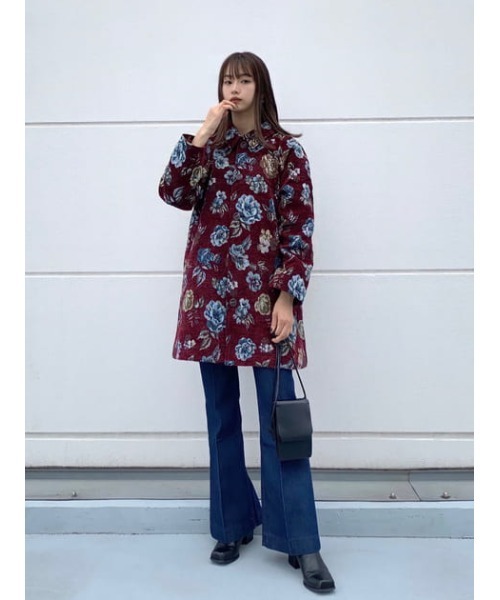 MOUSSY（マウジー）の「FLOWER BALCOLLAR コート（その他アウター  