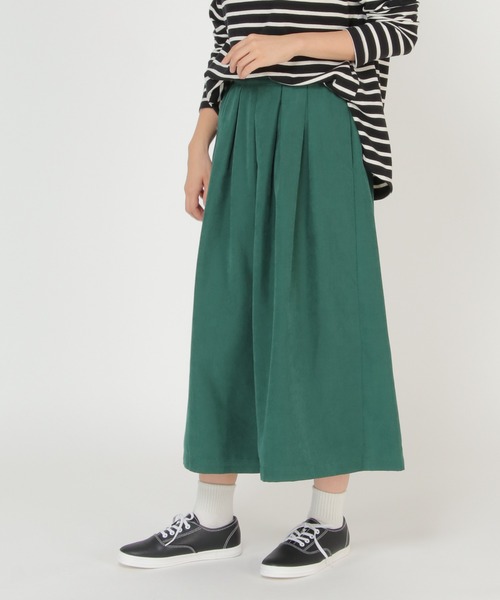 ikka(イッカ)の「バックサテンタックスカーチョ(その他パンツ・レディース・ブラック/グリーン/ベージュ・M/L)」の3枚目の写真