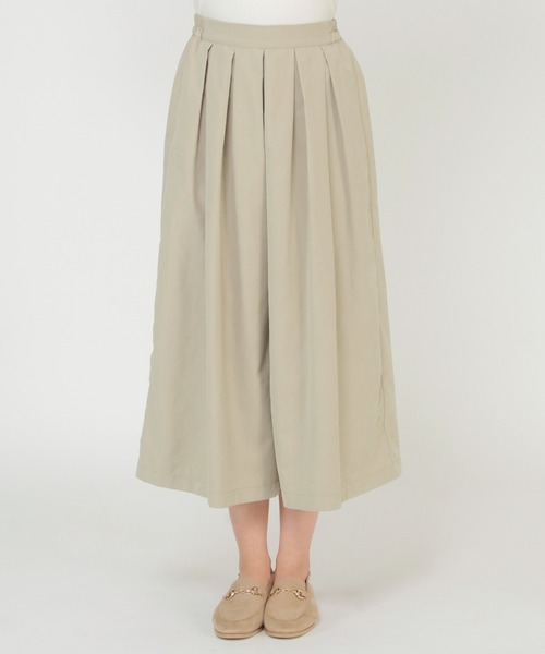 ikka(イッカ)の「バックサテンタックスカーチョ(その他パンツ・レディース・ブラック/グリーン/ベージュ・M/L)」の11枚目の写真