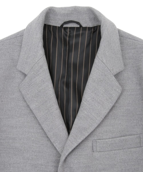 UNION STATION(ユニオンステーション)の「中空糸メルトンチェスターコート(チェスターコート・メンズ・ライトグレー/ブラック/ブラック系その他/ブラウン系その他/キャメル・L/LL/M/S)」の17枚目の写真