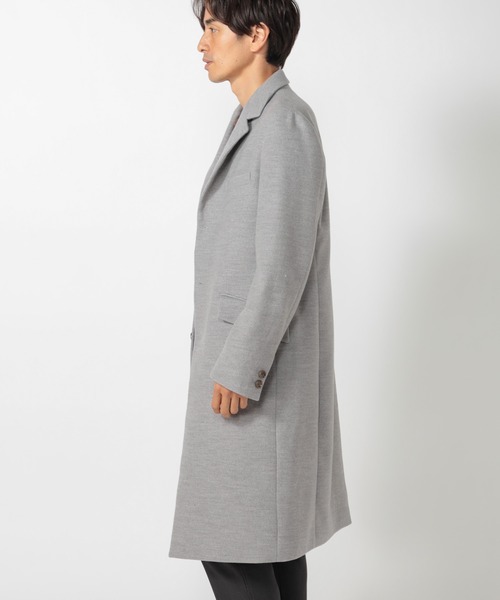 UNION STATION(ユニオンステーション)の「中空糸メルトンチェスターコート(チェスターコート・メンズ・ライトグレー/ブラック/ブラック系その他/ブラウン系その他/キャメル・L/LL/M/S)」の13枚目の写真