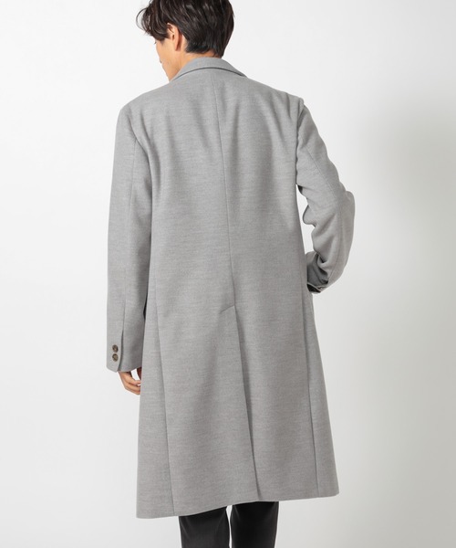 UNION STATION(ユニオンステーション)の「中空糸メルトンチェスターコート(チェスターコート・メンズ・ライトグレー/ブラック/ブラック系その他/ブラウン系その他/キャメル・L/LL/M/S)」の19枚目の写真