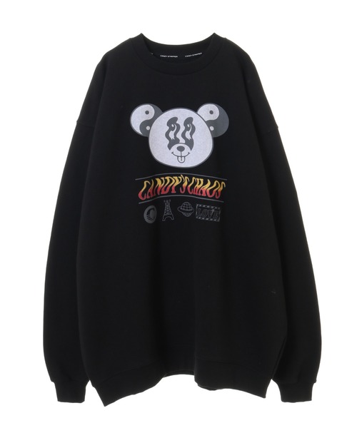 Candy Stripper（キャンディストリッパー）の「CANDY'S CHAOS SWEAT ワンピース（ワンピース・レディース・アイボリー/パープル/ブラック・2）」の8枚目の写真