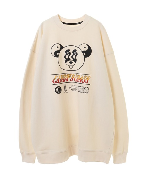 Candy Stripper（キャンディストリッパー）の「CANDY'S CHAOS SWEAT ワンピース（ワンピース・レディース・アイボリー/パープル/ブラック・2）」の17枚目の写真