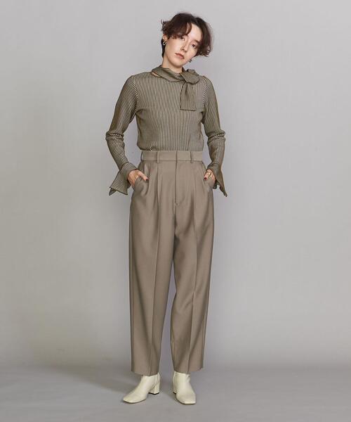 BEAUTY&YOUTH UNITED ARROWS(ビューティーアンドユースユナイテッドアローズ)の「BY ツイルカーブ パンツ -ウォッシャブル-(その他パンツ・レディース・ブラウン/グレー/ライラック・S/M)」の13枚目の写真