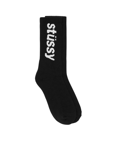 STUSSY(ステューシー)の「Helvetica Jacquard Crew Socks(ソックス/靴下・メンズ・ホワイト/ブラック/ブラウン/オレンジ/ブルー・FREE)」の7枚目の写真