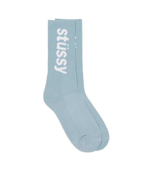 STUSSY(ステューシー)の「Helvetica Jacquard Crew Socks(ソックス/靴下・メンズ・ホワイト/ブラック/ブラウン/オレンジ/ブルー・FREE)」の9枚目の写真
