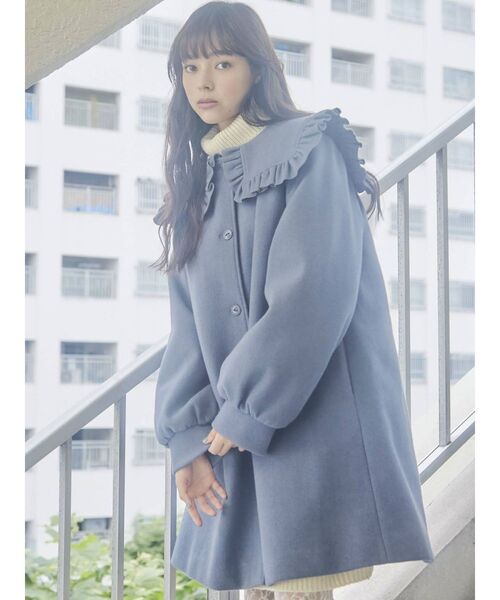 男女兼用 ☆merry Free コート ウール フリル メリージェニー jenny 超激安特価 メリージェニー jenny ★merry フリル Free コート ウール その他