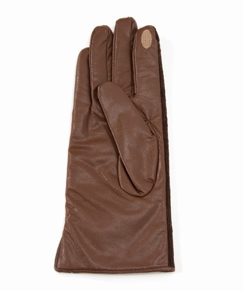 LE VERNIS（ル・ベルニ）の「LE VERNIS(ル・ベルニ)コーデュロイグローブ（手袋・レディース・ベージュ/グリーン系その他/ダークブラウン・FREE）」の17枚目の写真