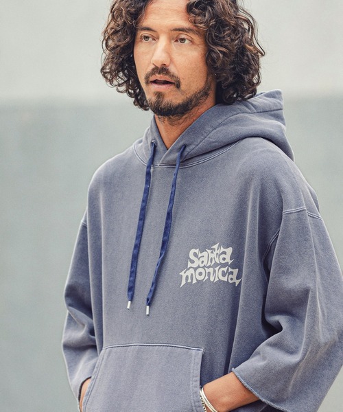 MARBLES(マーブルズ)の「MARBLES (マーブルズ)mpa2748-PIGMENT COLOR PARKA (SANTAMONICA) パーカー(パーカー・メンズ・チャコールグレー/トップグレー/ネイビー/サックスブルー/レッド・MEDIUM/X-LARGE/SMALL/LARGE)」の9枚目の写真