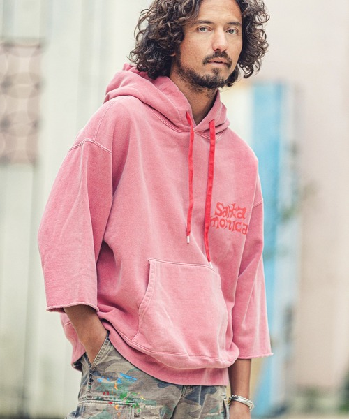 MARBLES(マーブルズ)の「MARBLES (マーブルズ)mpa2748-PIGMENT COLOR PARKA (SANTAMONICA) パーカー(パーカー・メンズ・チャコールグレー/トップグレー/ネイビー/サックスブルー/レッド・MEDIUM/X-LARGE/SMALL/LARGE)」の15枚目の写真