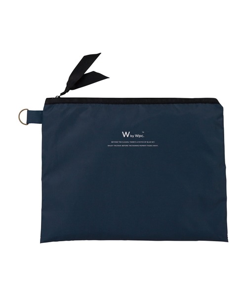 Wpc.（ダブリュピーシー）の「ロングトレンチコート（レインコート/ポンチョ・レディース・ベージュ/ネイビー・FREE）」の5枚目の写真