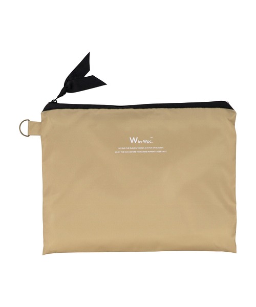 Wpc.（ダブリュピーシー）の「ロングトレンチコート（レインコート/ポンチョ・レディース・ベージュ/ネイビー・FREE）」の3枚目の写真