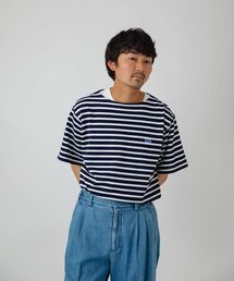 LACOSTE | 【SHIPS別注】LACOSTE: カノコ バスク ボーダー Tシャツ(Tシャツ/カットソー)