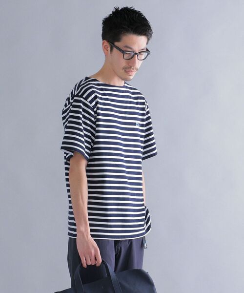 LACOSTE（ラコステ）の「【SHIPS別注】LACOSTE: カノコ バスク ボーダー Tシャツ（Tシャツ/カットソー・メンズ・ホワイト/ネイビー/グリーン・SMALL/MEDIUM/LARGE/X-LARGE）」の21枚目の写真