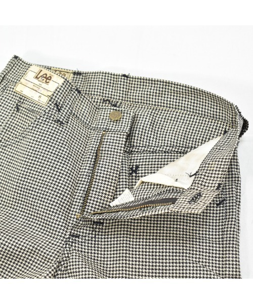 Lee（リー）の「【ヴィンテージ古着】70's Lee/リー 200 ブーツカットフレア チェックパンツ USA製 デッドストック！（その他パンツ・メンズ・ブラック・27inch）」の10枚目の写真